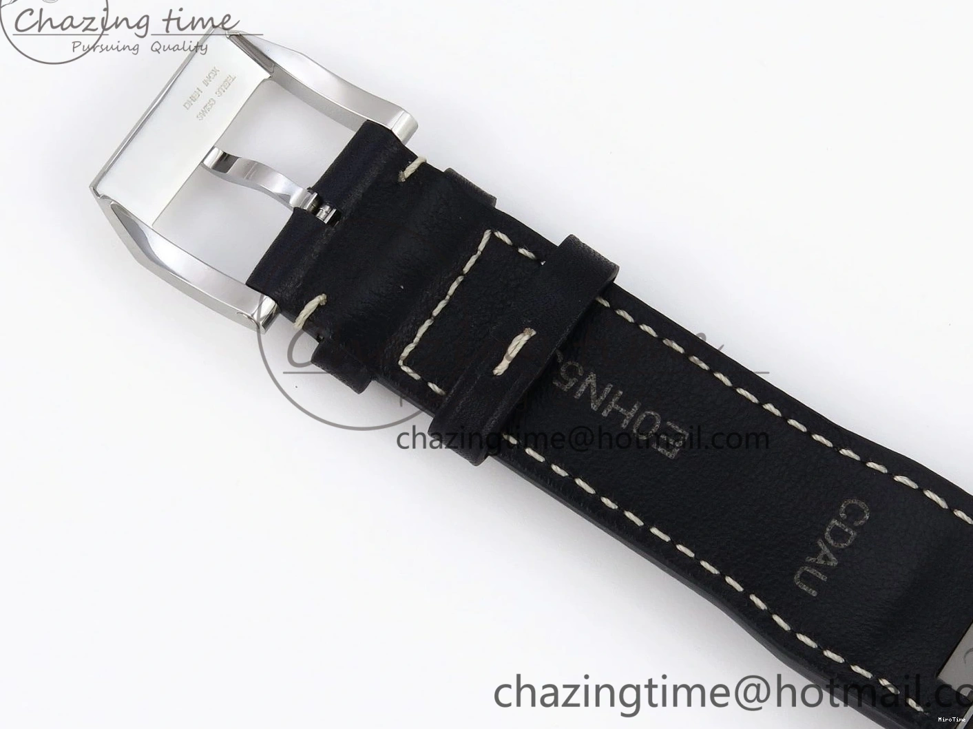 MIROTIME 0226 Pilot Mark XX IW328203 ZF 1:1 Best Edition Blue Dial on Dark Blue Leather Strap A Snug 7024